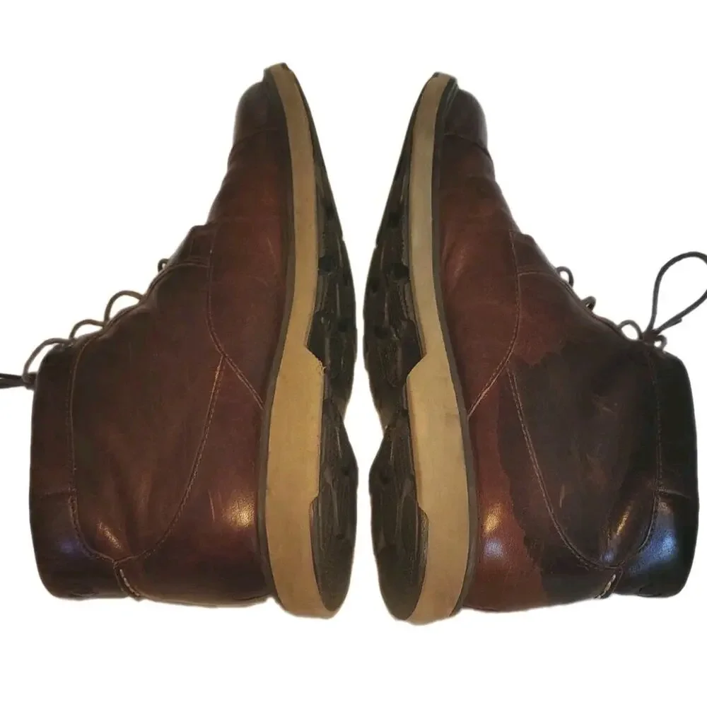 Sperry Top Sider Commander Chukka Brown Size 11.5 M Leather Boots